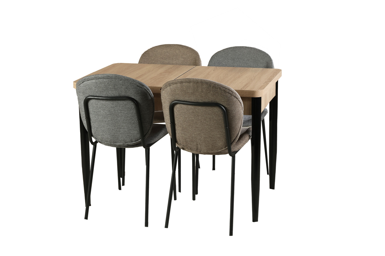 გასაშლელი თურქული მაგიდა 110*70-ზე + 4 სკამი