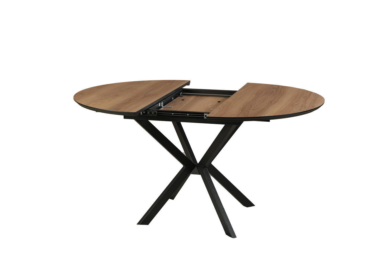 თურქული გასაშლელი მაგიდა DOBOK ყავისფერი + 4 სკამი