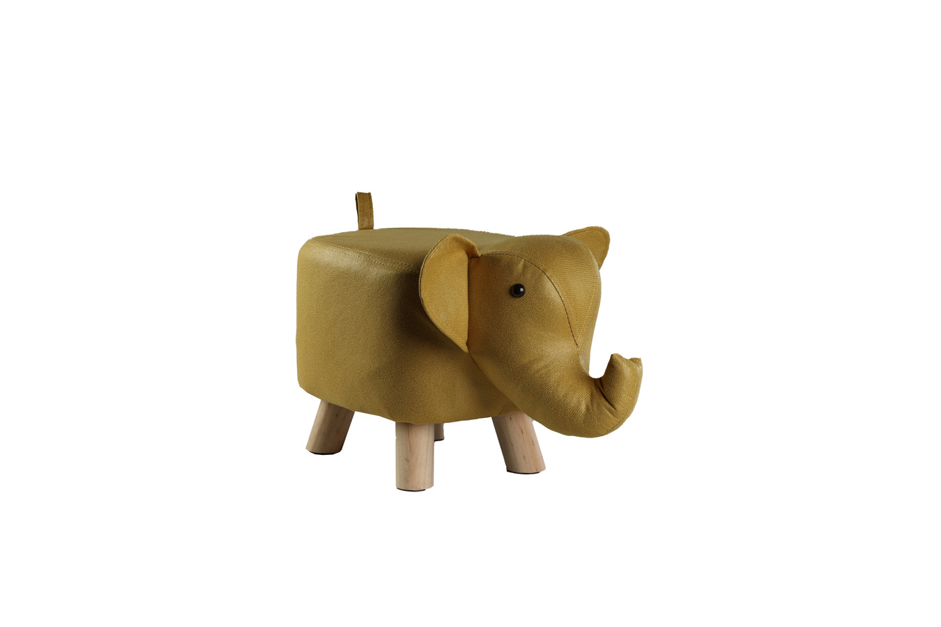 საბავშვო პუფი სპილო ყვითელი