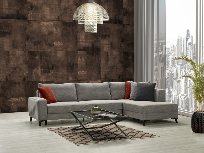 თურქული კუთხის დივანი SIDE მარცხენა კუთხით