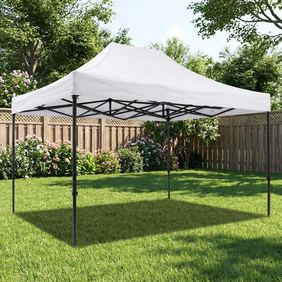 დასაკეცი ფანჩატური 3*4.5-ზე თეთრი 