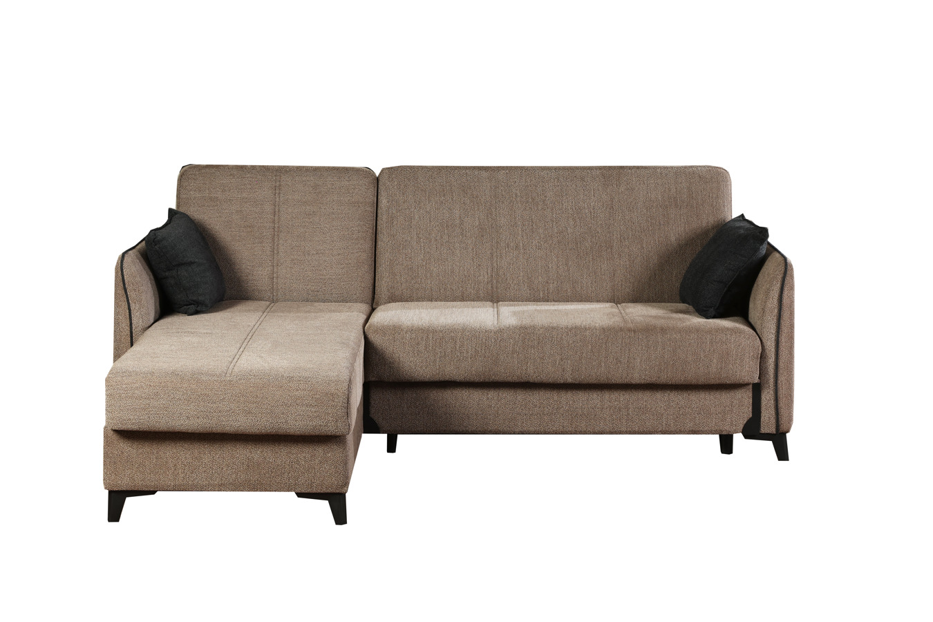 თურქული კუთხის დივანი 230*150-ზე SOFYA ყავისფერი