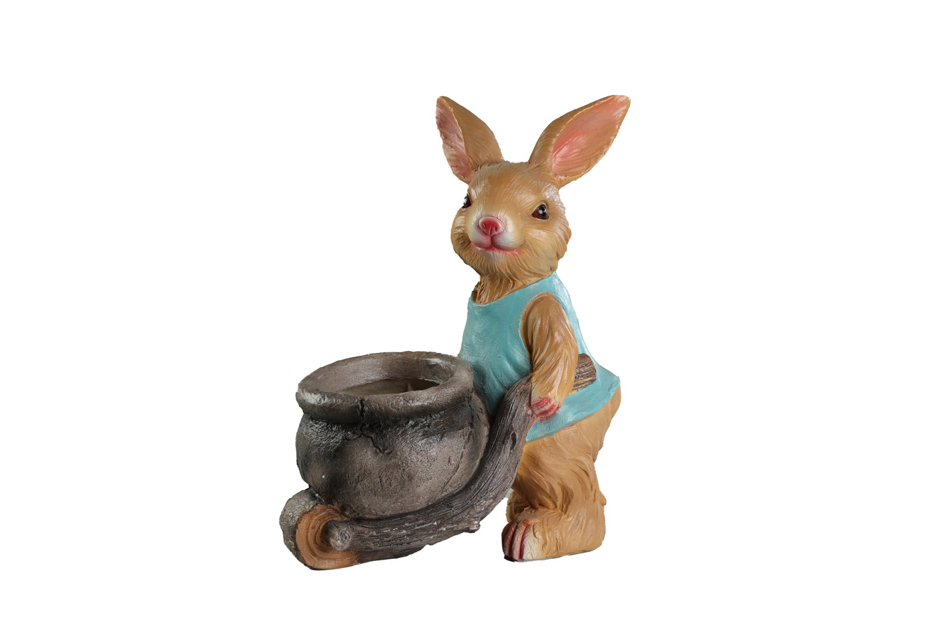 კერამიკის საყვავილე კურდღელი 